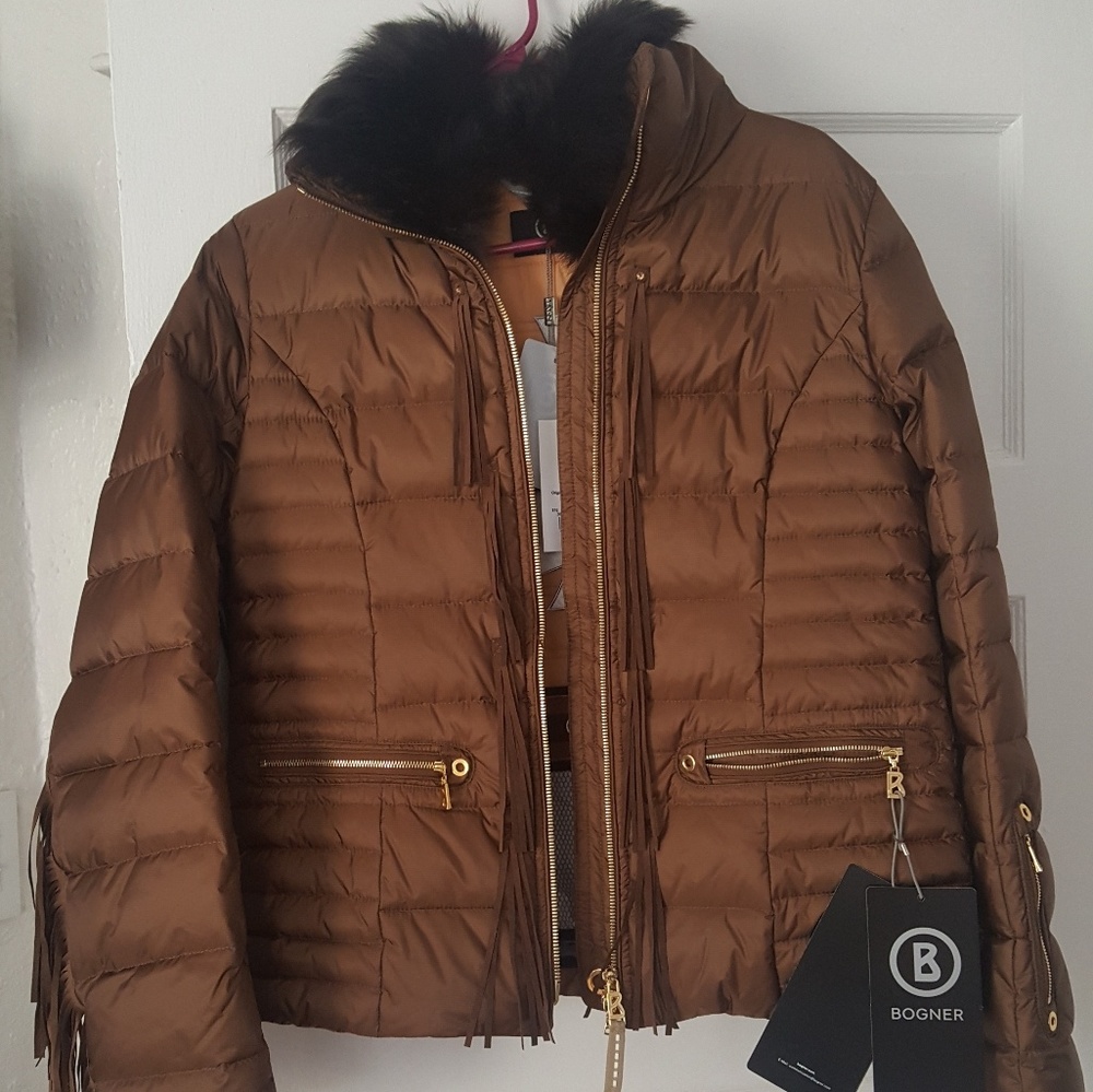 Bogner fringe ski jacket